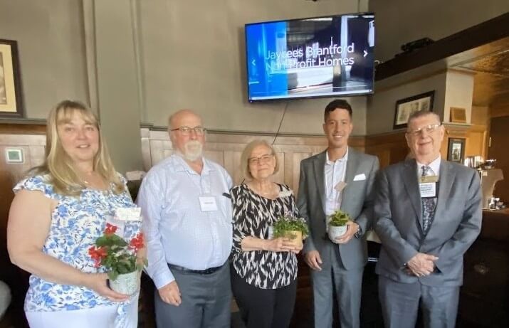 Joy O’Donnell, Doug &amp; Linda Voss, Colin Cyr – FirstOntario, Ron Underwood